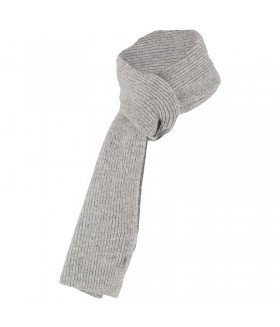  MAN KNIT SJAAL MED GREY MELANGE